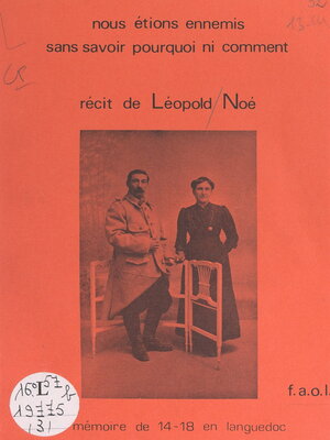 cover image of Nous étions ennemis, sans savoir pourquoi ni comment